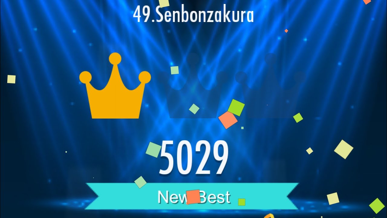 Piano Tiles 2 AXMod Collaboration Mod | Senbonzakura (Master Ver.) - 5029 Points [INSANE RECORD]