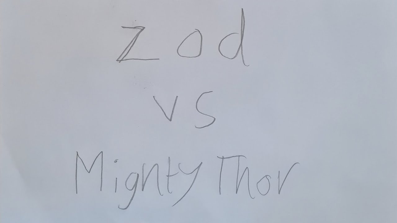 General Zod vs mighty thor