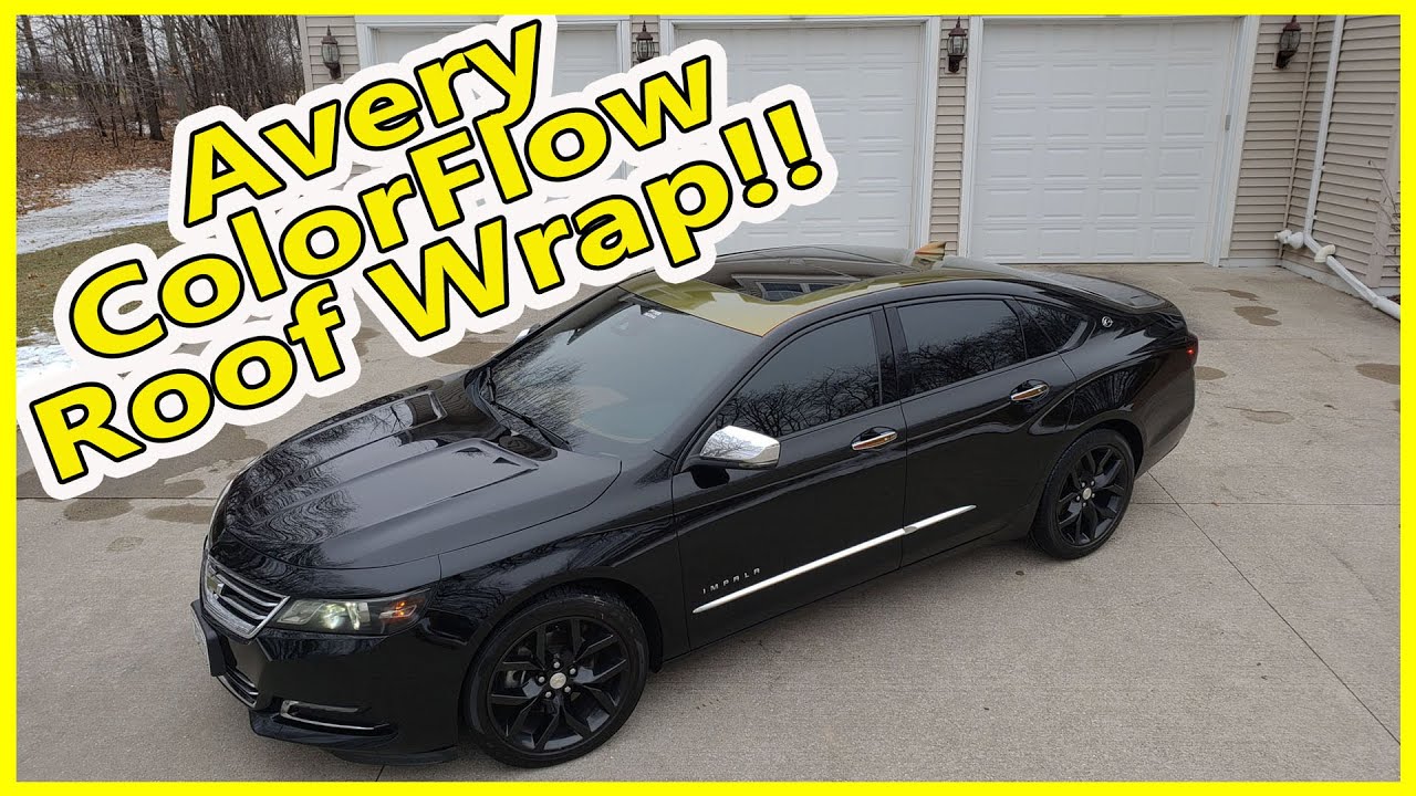 Chevy Impala Avery ColorFlow Roof Wrap Install 2019