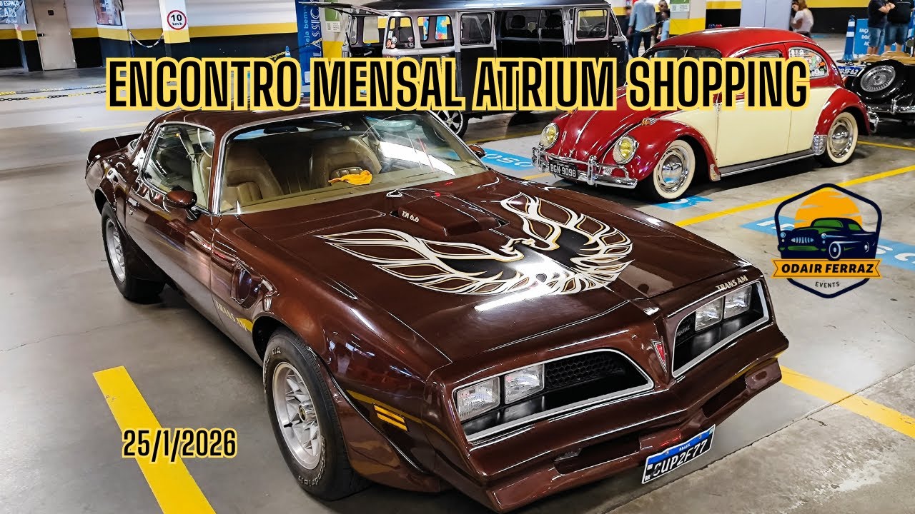 Encontro de Carros Antigos Atrium Shopping Santo André - 25/1/2025