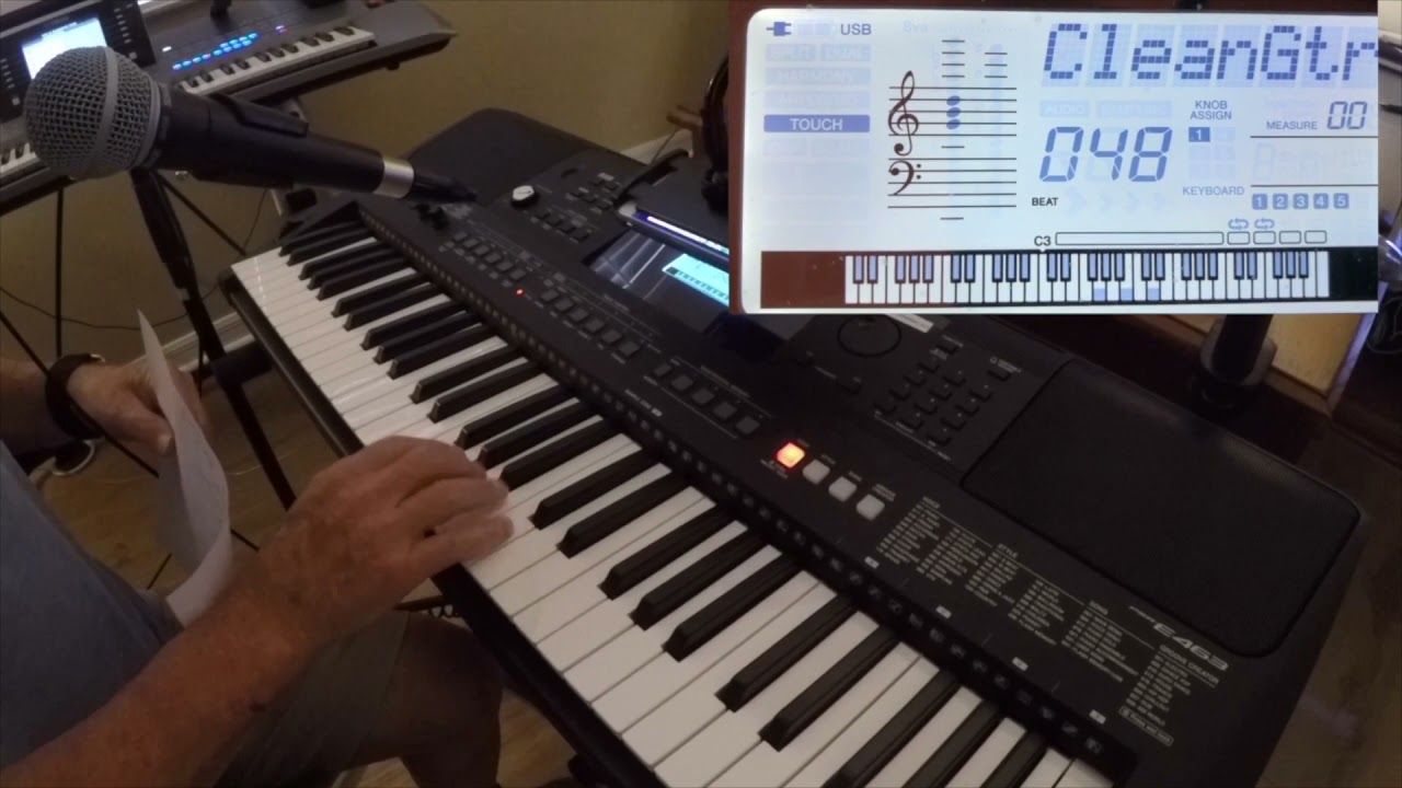 Introducing the Dual voice in a Yamaha PSR E463 Keyboard