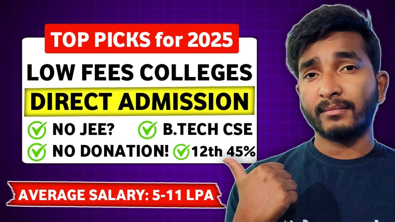 🤫 Low Fee BTech College Direct Admission ⋮ Top 30 Private Engineering College in India