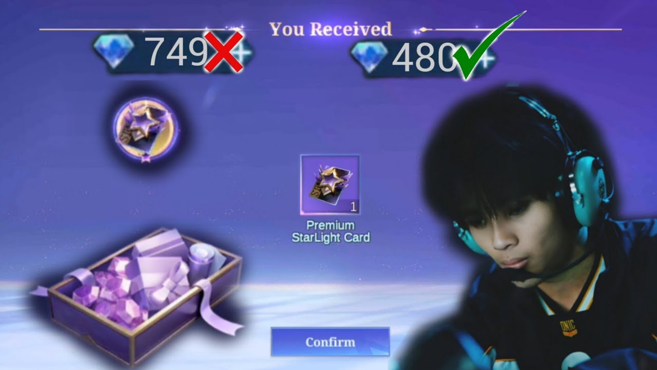 Mobile Legend Bang Bang Starlight Card Spin.