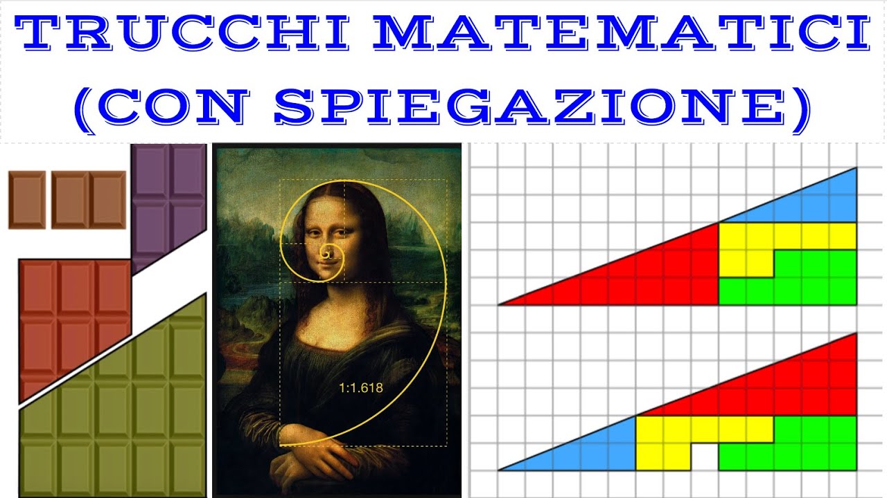 TRUCCO MATEMATICO INCREDIBILE CON SPIEGAZIONE - Giochi Matematici e Sequenza di Fibonacci