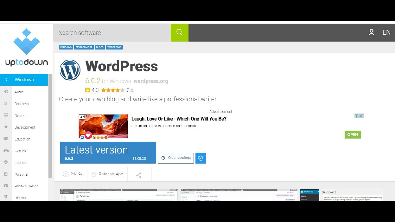 wordpress update version download, wordpress 6.0.2 download,