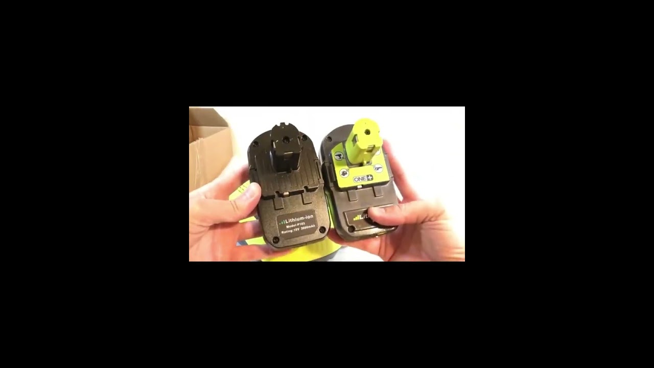 2Pack 3.5Ah Ryobi 18V Battery and Charger Combo Compatible for Ryobi