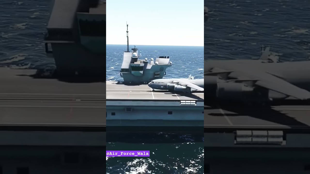 C17 Take-off from Aircraft Carrier