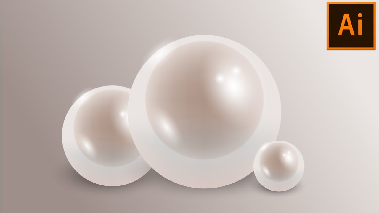 Vector Illustration Tutorial - Pearl/Gem | Adobe Illustrator Tutorial