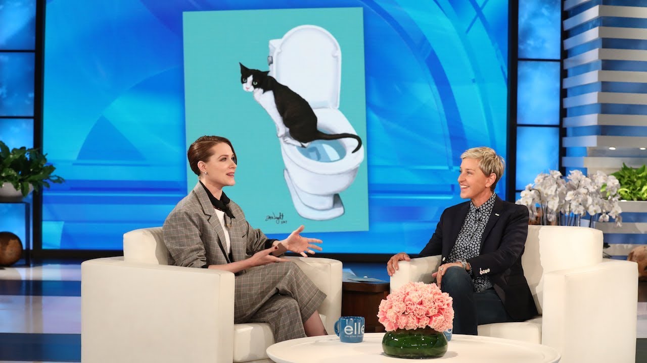 Evan Rachel Wood's Cat Taught Himself to Use the Toilet