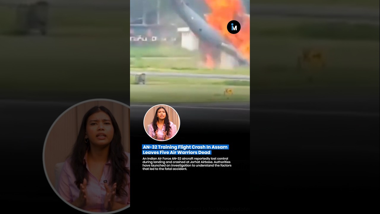 ✈️ AN-32 Training Flight Crash Claims Lives Of Five Air Warriors In Assam 😔🚨🇮🇳