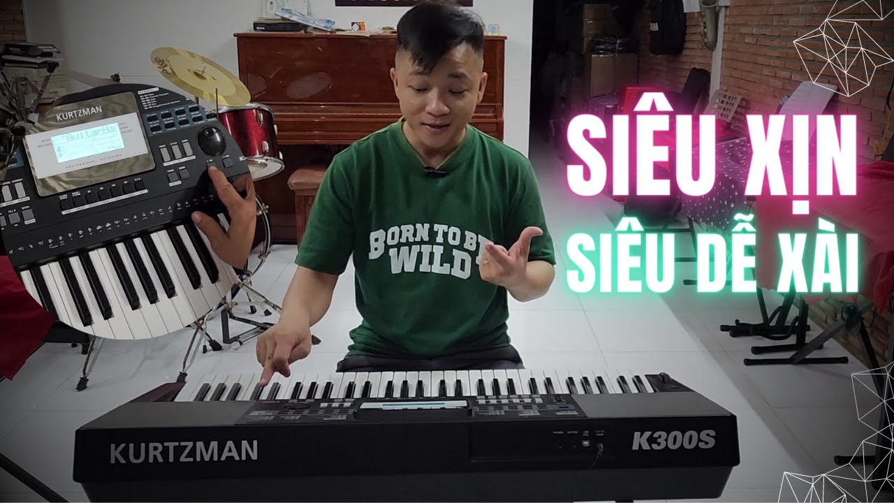 Cách chọn Điệu & Tiếng Vip trên đàn Organ Kurtzman K300S