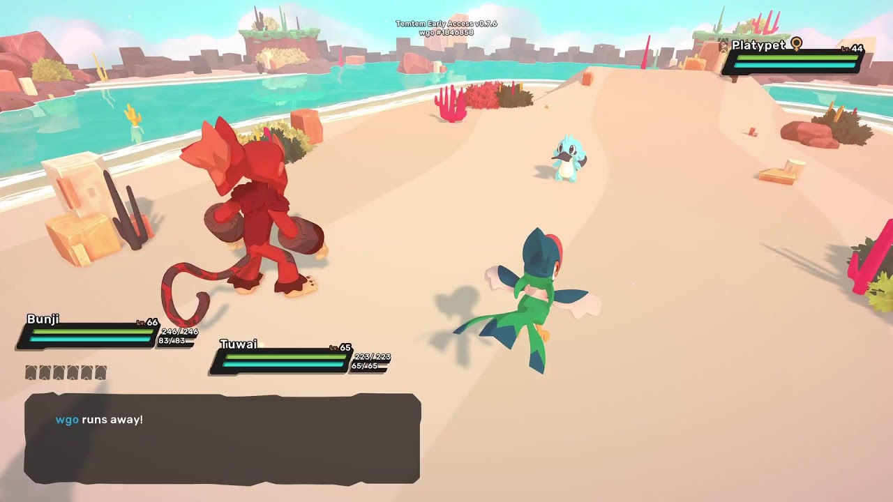 Temtem Hunting  Luma Platypet