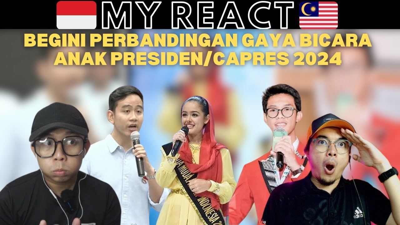 SEMUANYA KEREN! Begini Perbandingan Gaya Bicara Anak PRESIDEN/CAPRES 2024