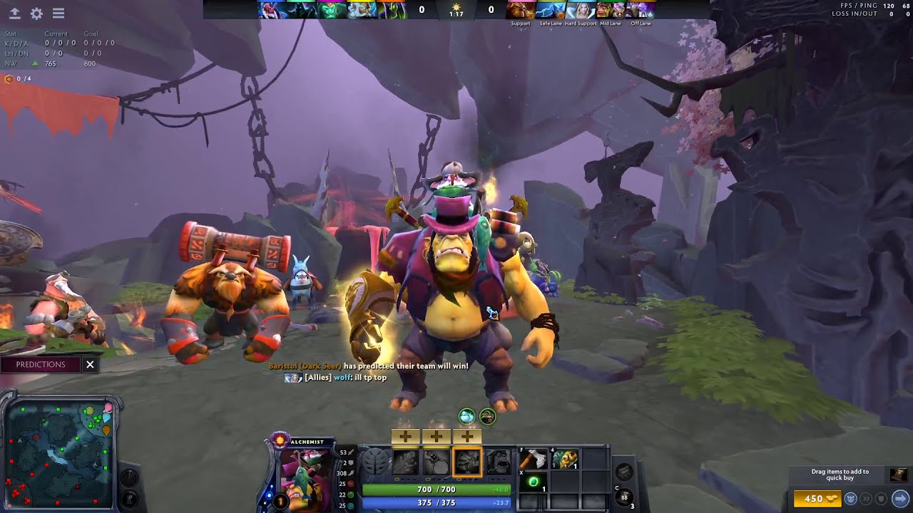 Dota 2 Alchemist Mid Radiance Guide- how to never die and free farm as alch!
