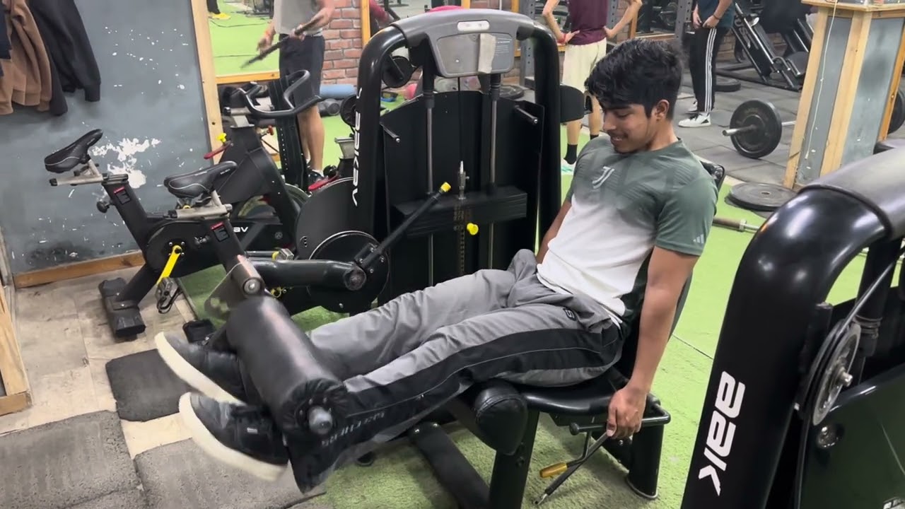 Today we did legs workout..