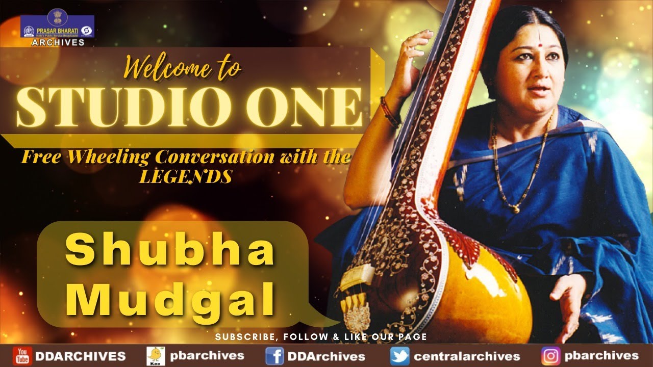 Interview with Shubha Mudgal | Hindustani Classical Singer | Welcome to Studio One