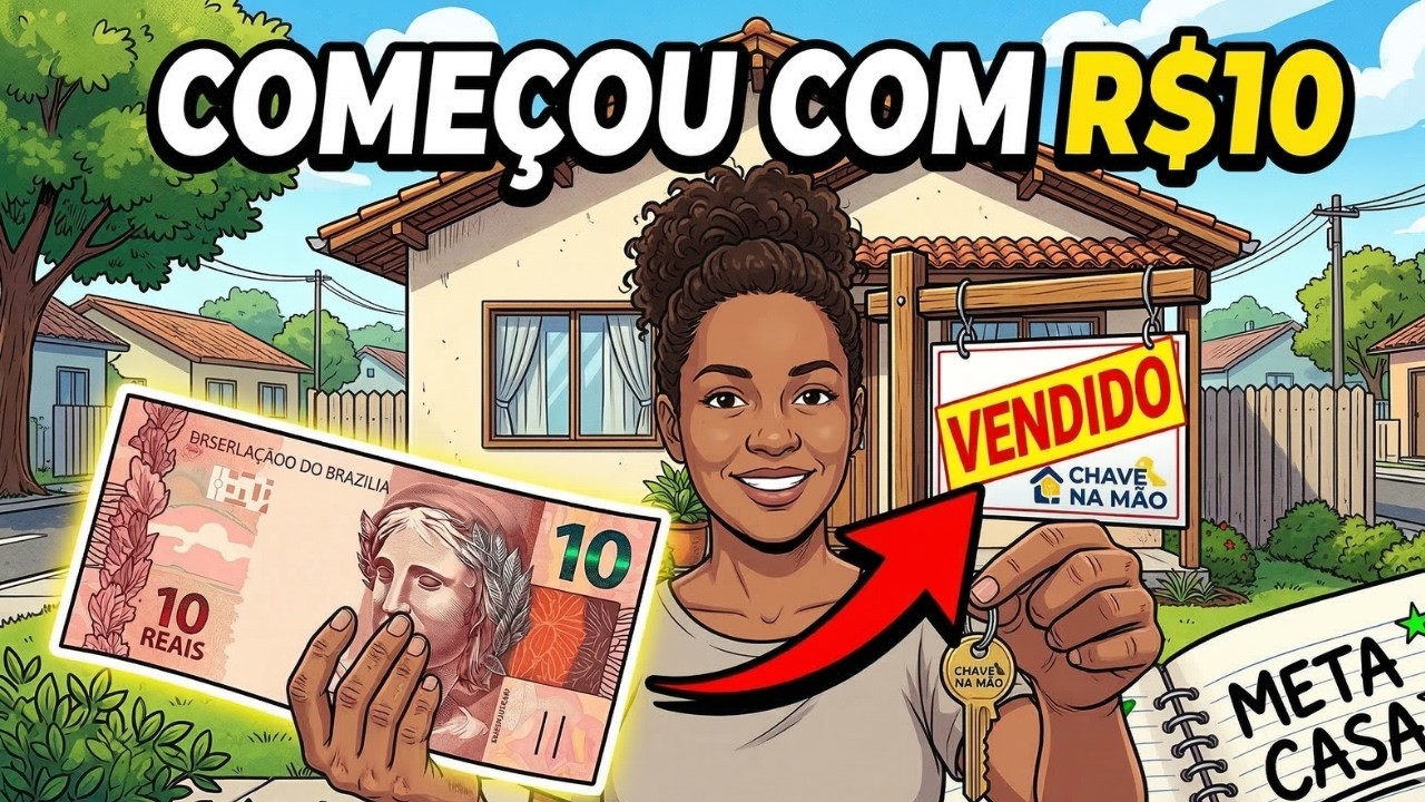 Como uma DIARISTA MÃE SOLTEIRA usou o Método da NOTA de R$ 10 e DEU ENTRADA na Casa Própria