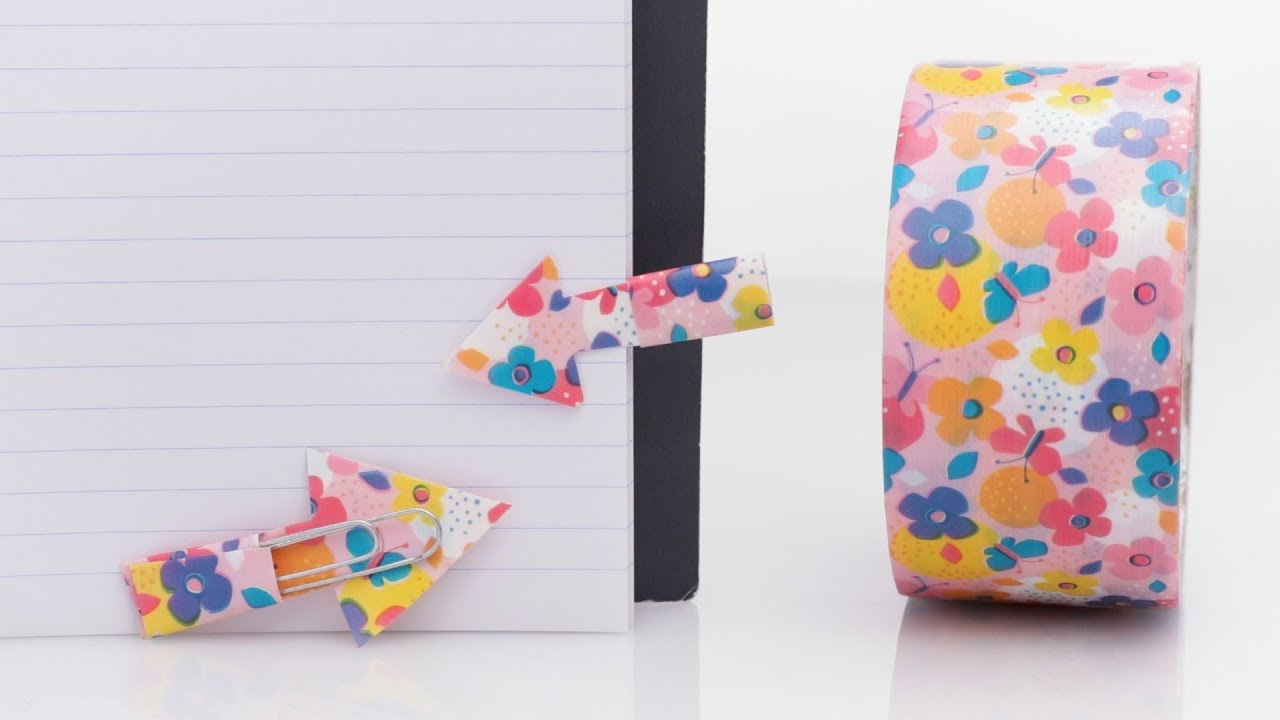 Simply Genius Duct Tape Craft Ideas - Bookmark