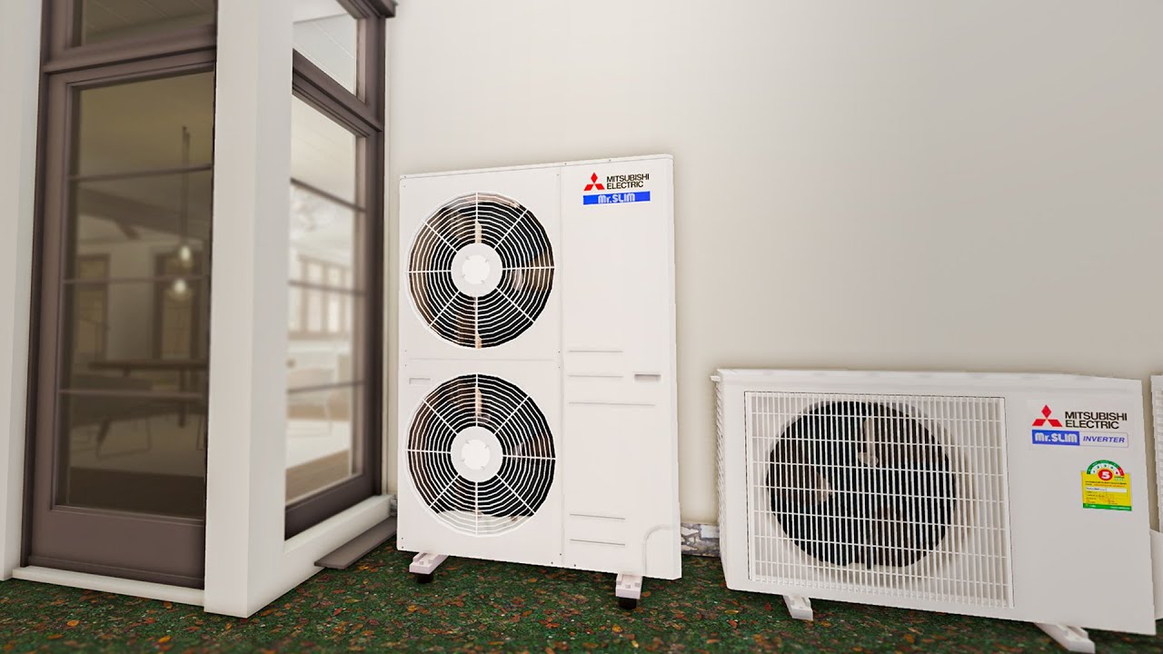 Roblox Air Conditioners and Ceiling Fans in Modern House Tour