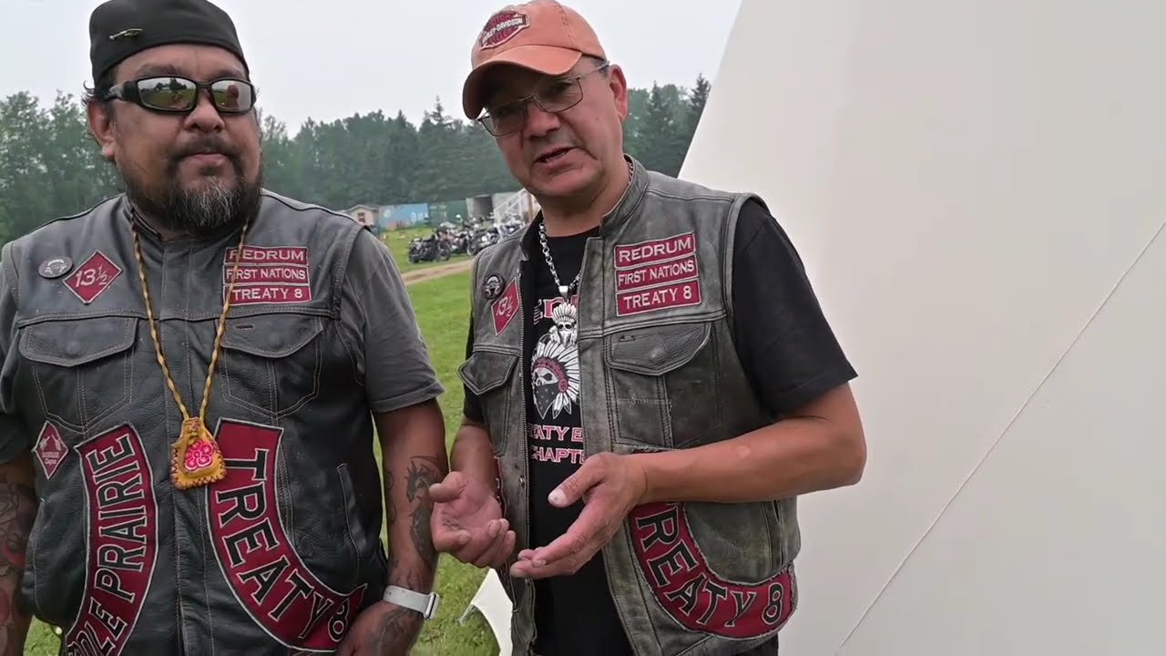 The REDRUM Motorcycle Club on Treaty 8 Territory