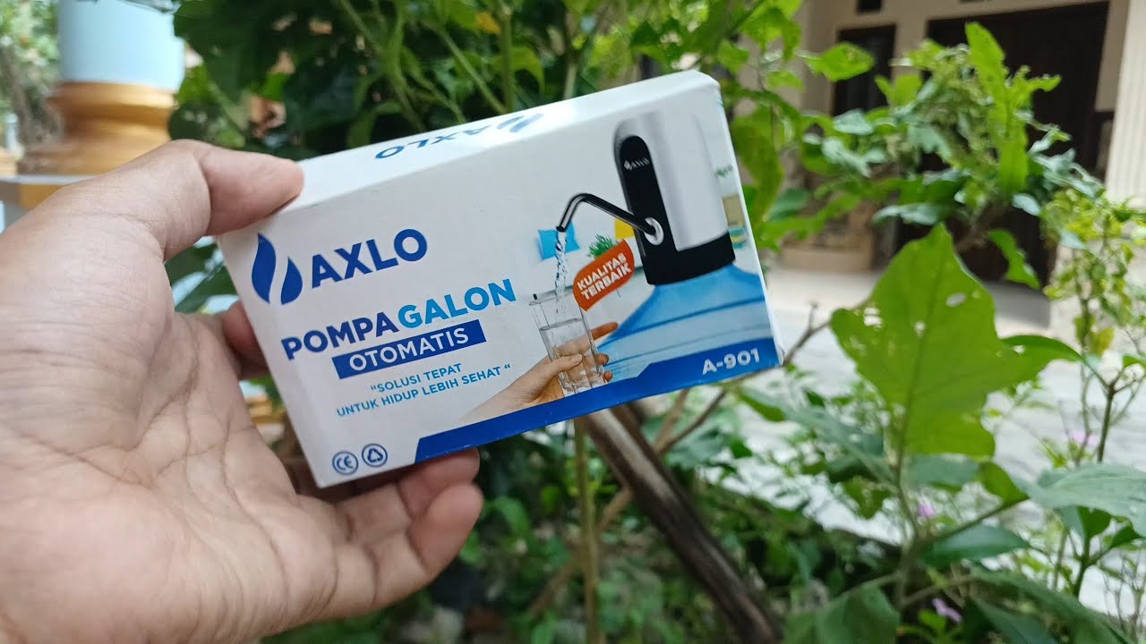 Edisi Cobain Pompa Galon Beginian - Pompa Galon Otomatis Tinggal Charger - AXLO 