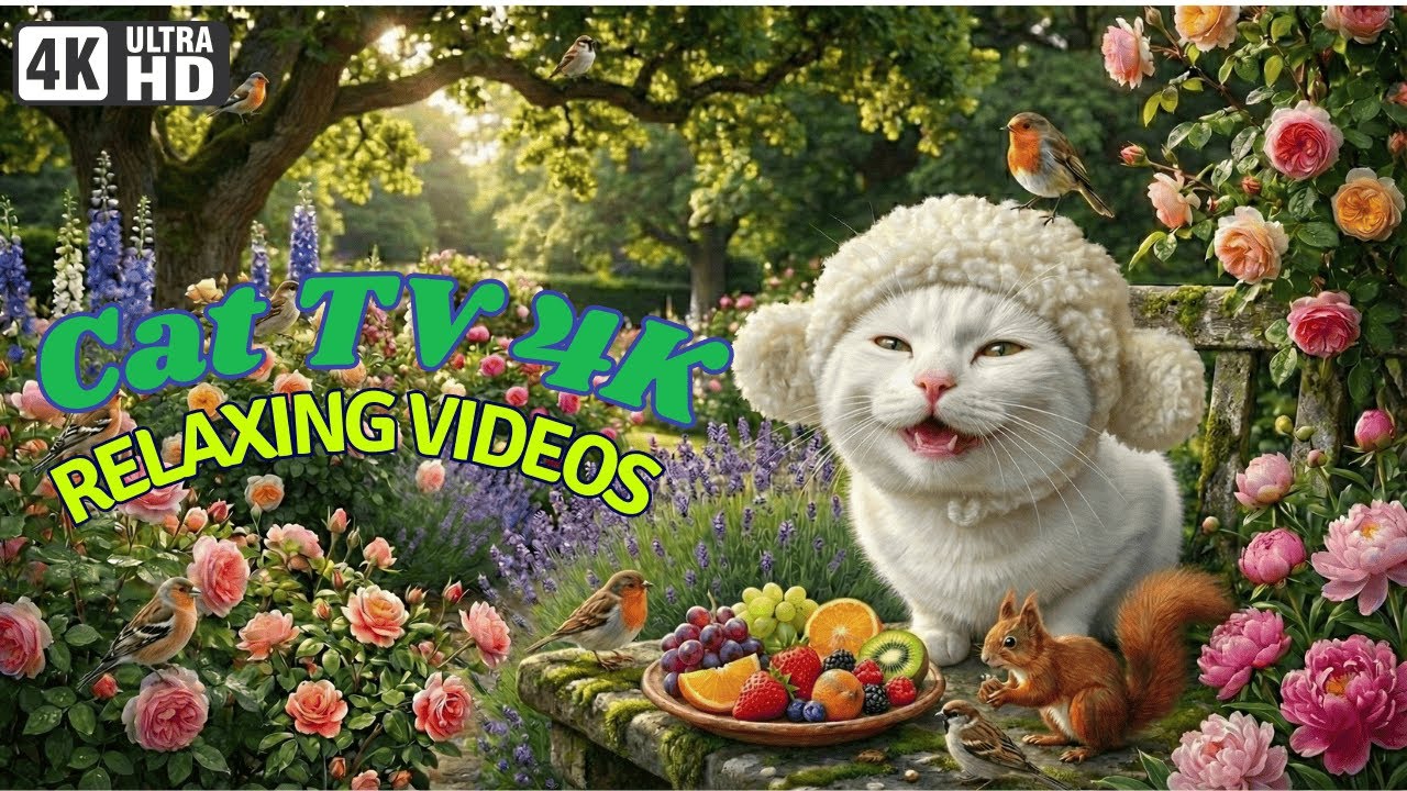 Why Cats Lock Eyes on Birds 🐾 This Calm Bird Scene Keeps Cats Watching