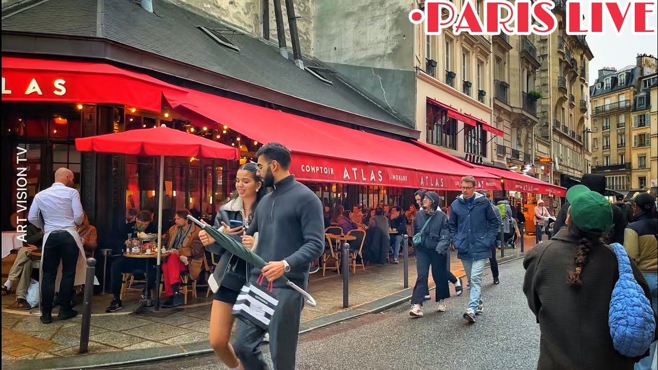 [🇫🇷PARIS ] 🎂Happy 5th Birthday🎂 Rainy Paris Walk Live Streaming 09/ March/2024