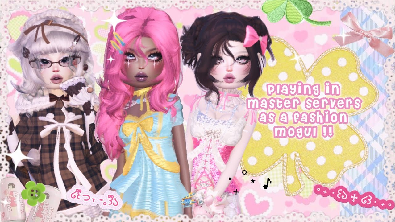 𐙚 ‧₊˚ ⋅playing dress to impress in master servers as a fashion mogul☘️˚˖𓍢ִ໋❀