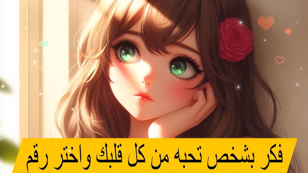 فكر بشخص تحبه من كل قلبك..!!♥️ اختار رقم وشوف ماذا يريد قوله لك..