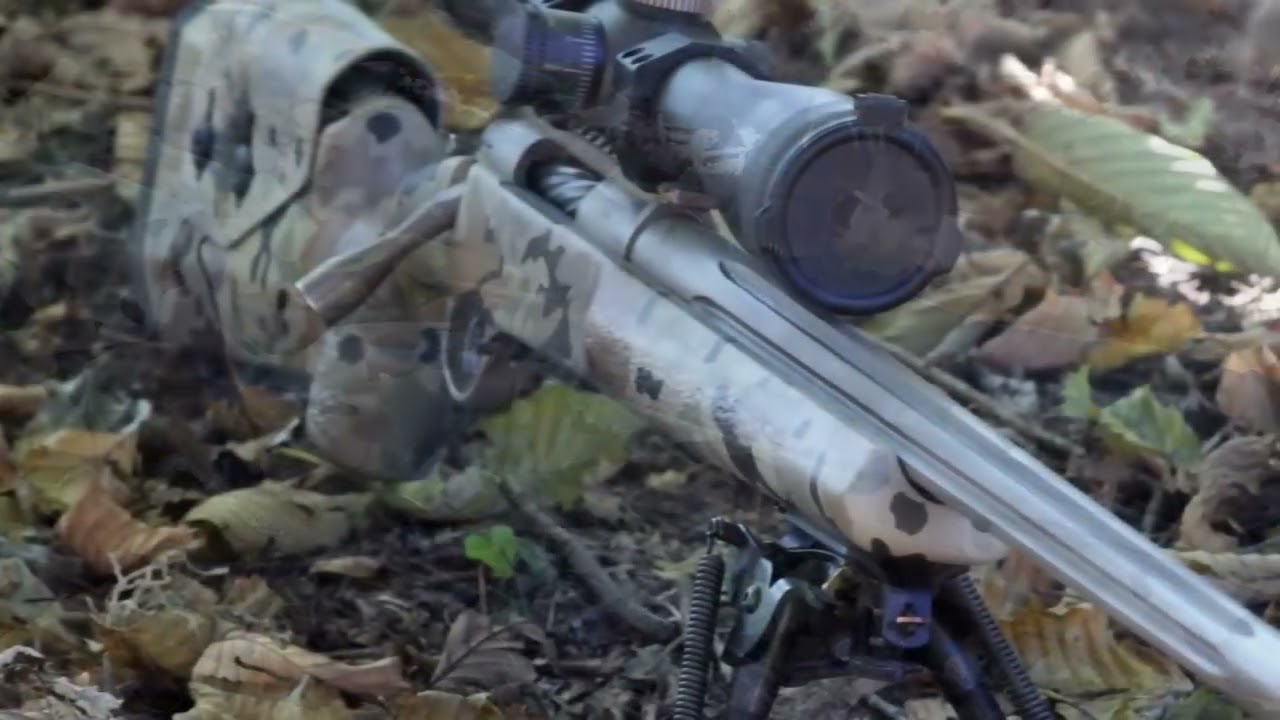 Rifle stock Krylon paint job, 2000 rounds16 matches and one year later
