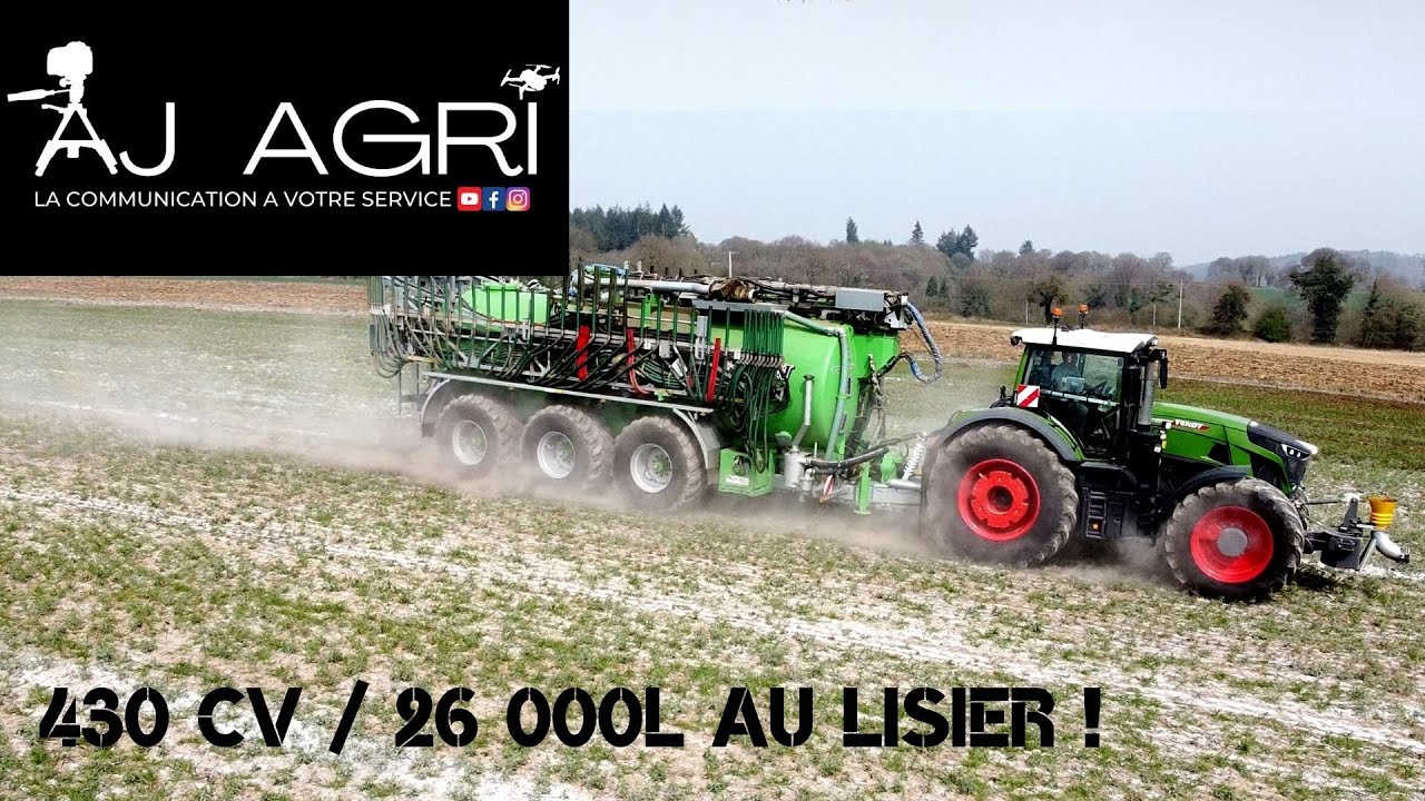 Ensemble XXL au lisier ! 🤩 FENDT 942 & JOSKIN 26 000 L AVEC RAMPE 30 M !