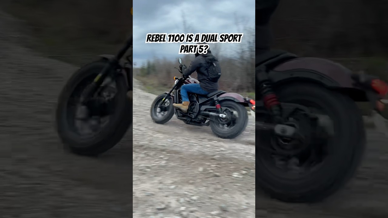 The Honda Rebel 1100 is a Dual Sport, Change my mind! #honda #motorcycle  #dirtbikes #offroad #bike