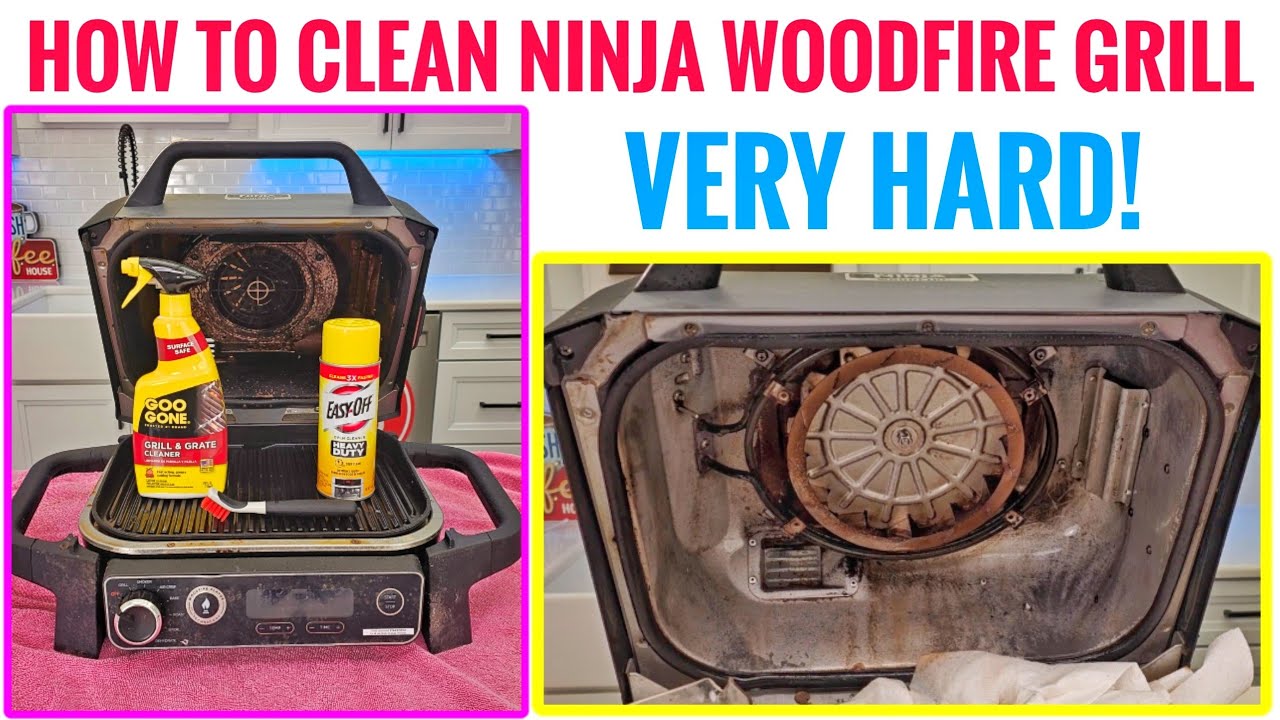 How To Clean Ninja WoodFire Outdoor Grill with Easy-Off Oven Cleaner