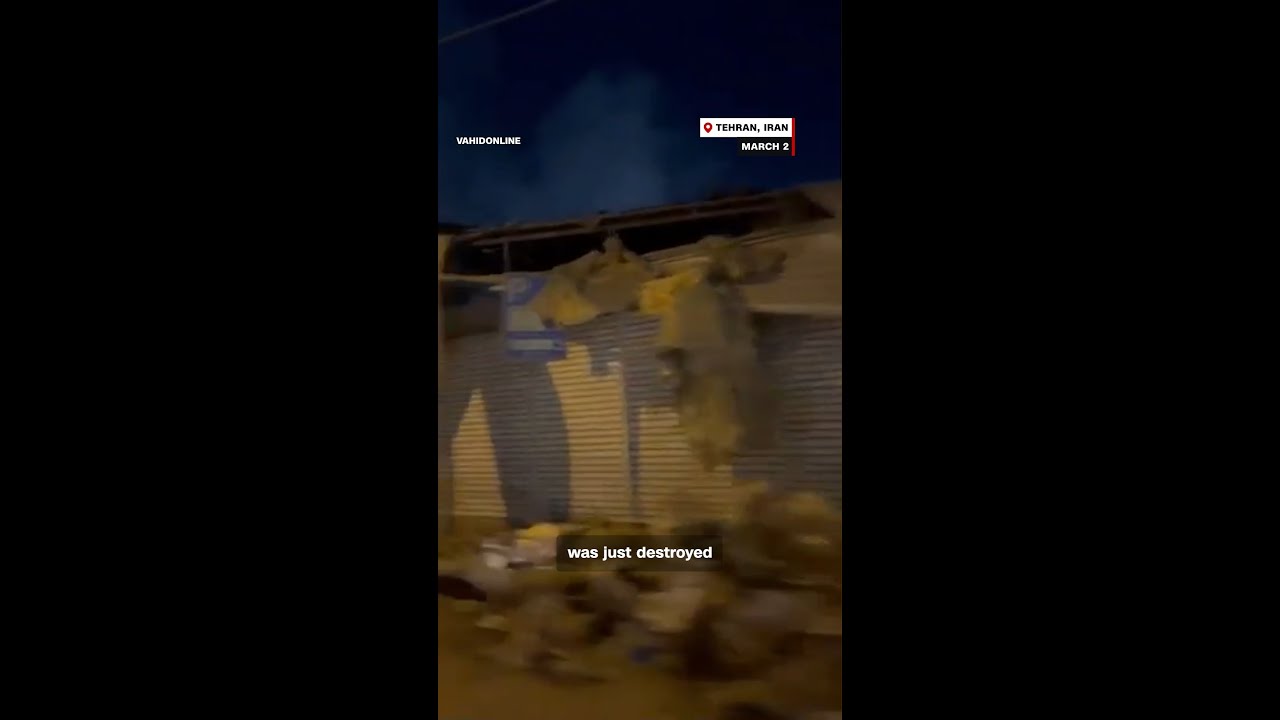 Strike destroys infamous morality police center in Tehran