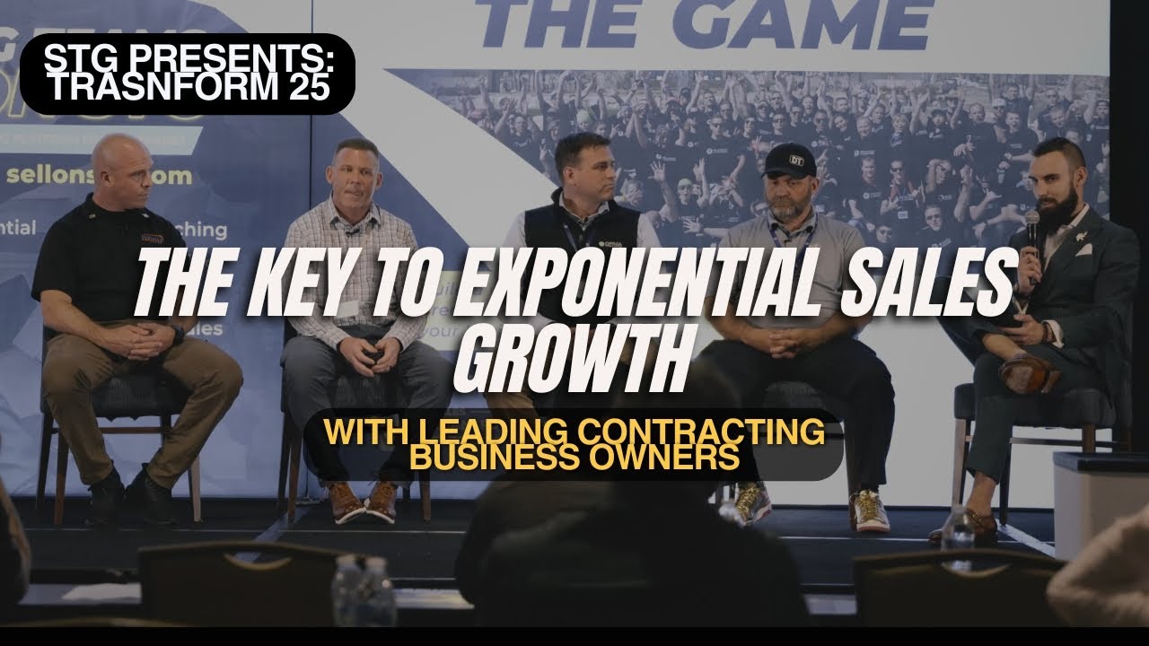 Contractors, Want More Sales? These 4 Experts Break Down the Playbook | STG Sales Panel