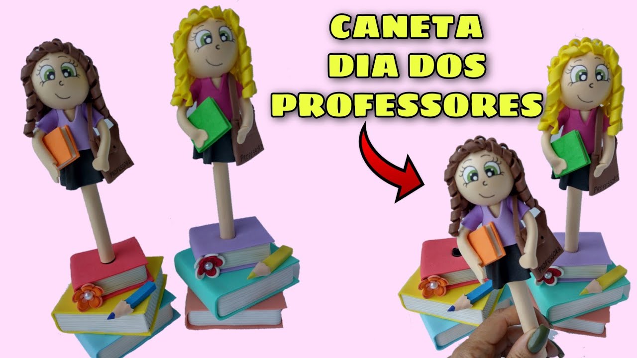 Como fazer caneta decorada para o Dia dos Professores