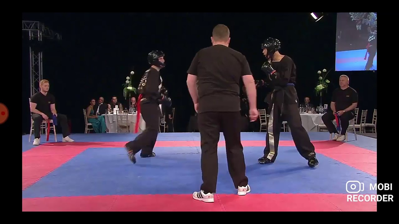 Warren Vice vs Tyrrell Belony Taekwondo