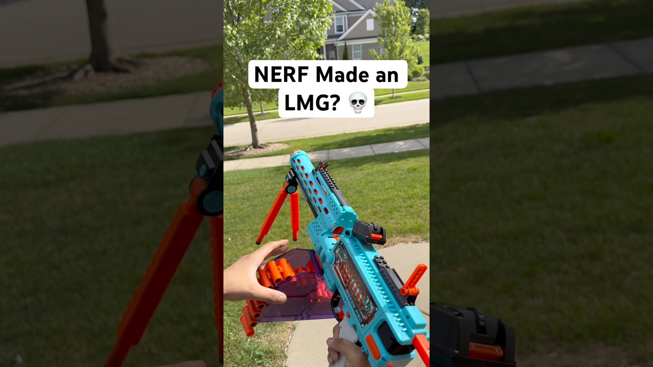 NERF Made an LMG? 💀 #shorts
