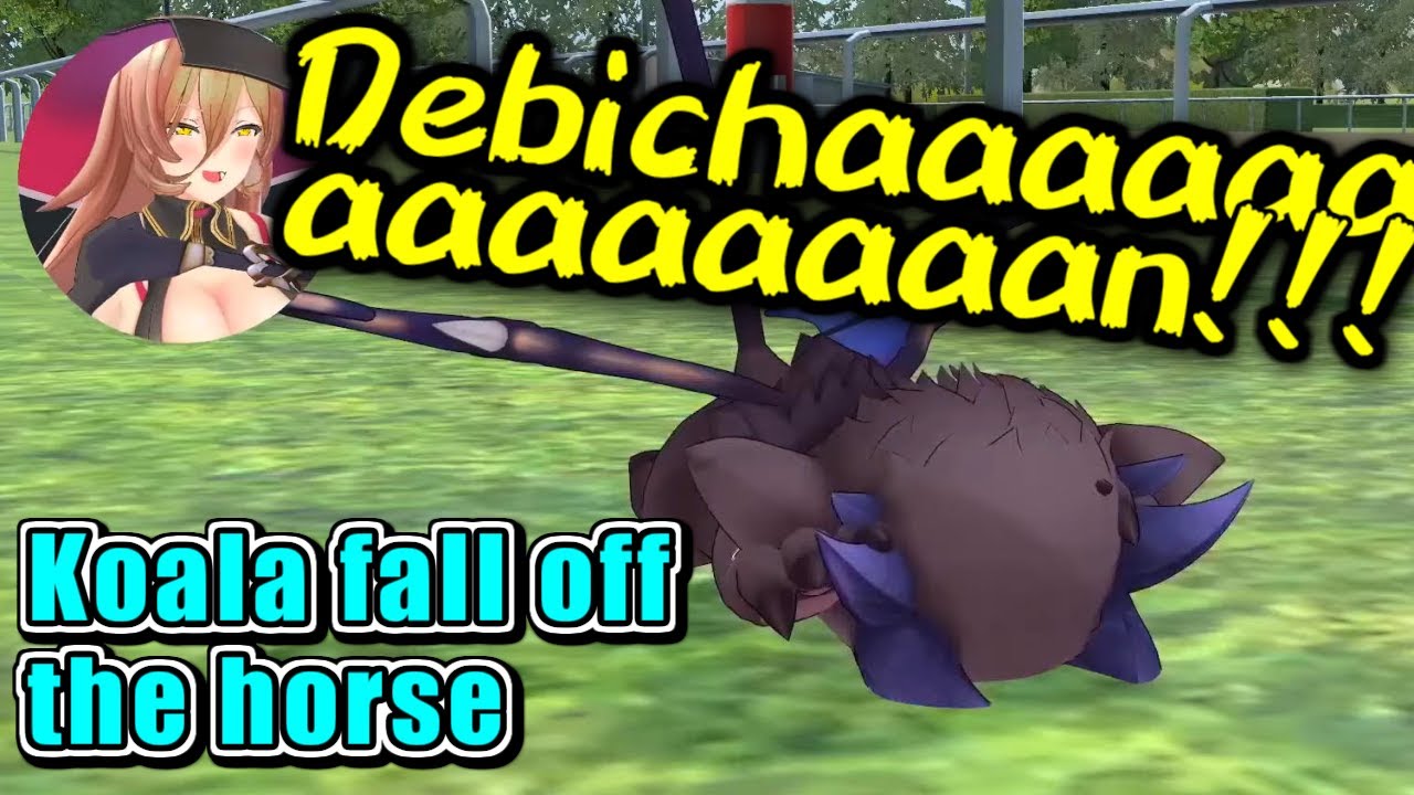 【Eng Sub/Nijisanji】Debi Debi Debiru is shaken off from a horse!【Nui Sociere 3D】