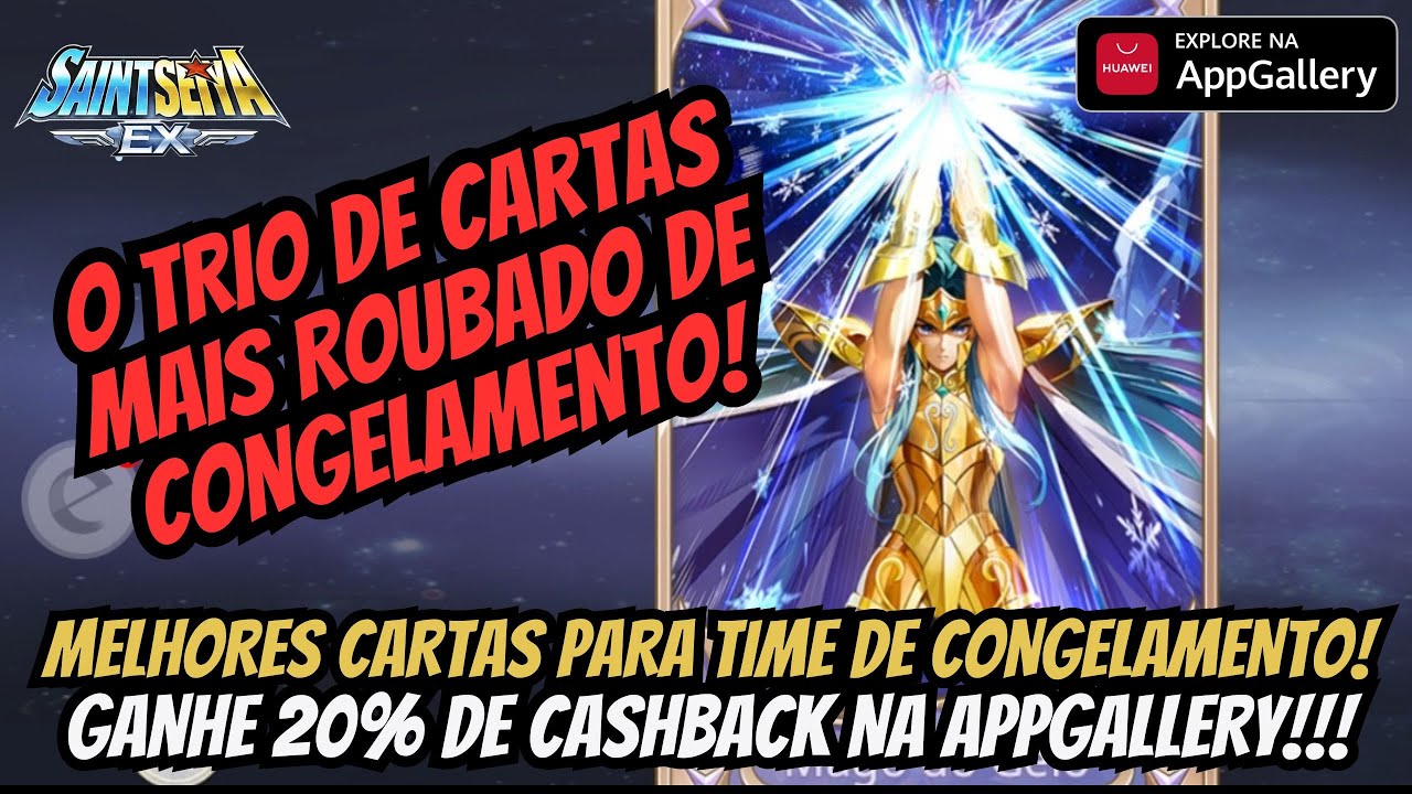 ⭐O TRIO DE CARTAS MAIS ROUBADAS PARA CONGELAMENTO! GANHE ATÉ 20% DE CASHBACK APPGALLERY!⭐