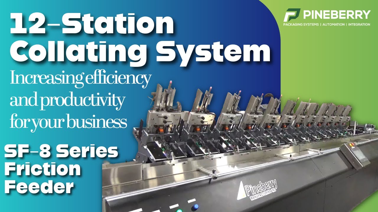 12-Station Collating System with Flow Wrapper: Increasing Efficiency and Productivity