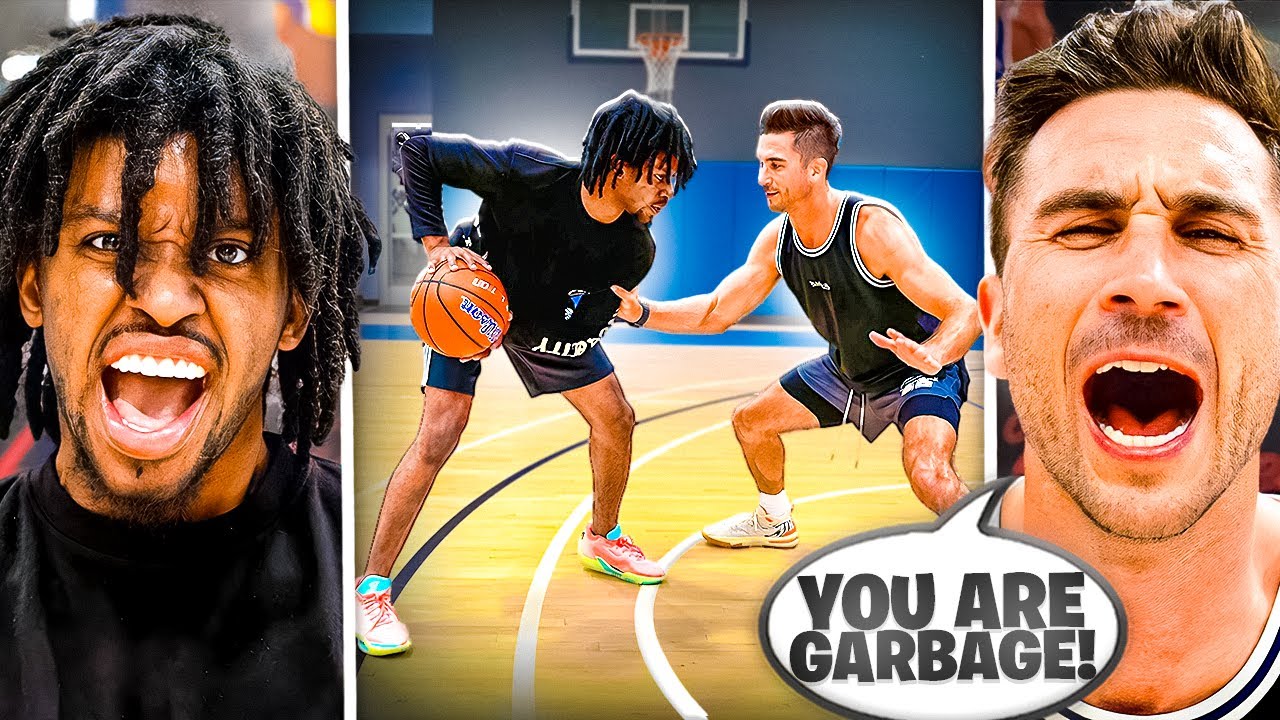 PHYSICAL 1V1 Basketball Against JLaw! (IT GOT HECTIC!)