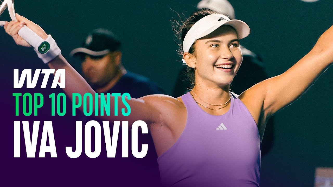 Ten of the best Iva Jovic points from the past year | WTA Match Highlights