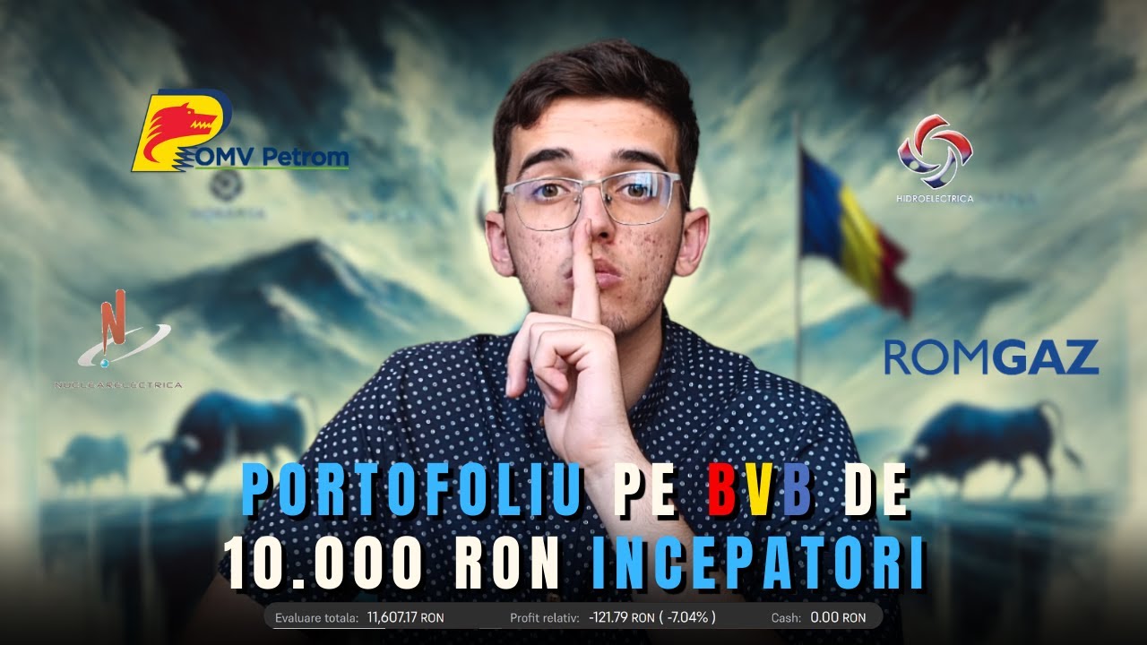 Portofoliu De Investitii Pe BVB 10.000 RON INCEPATORI ?! - 💸 10.000 RON