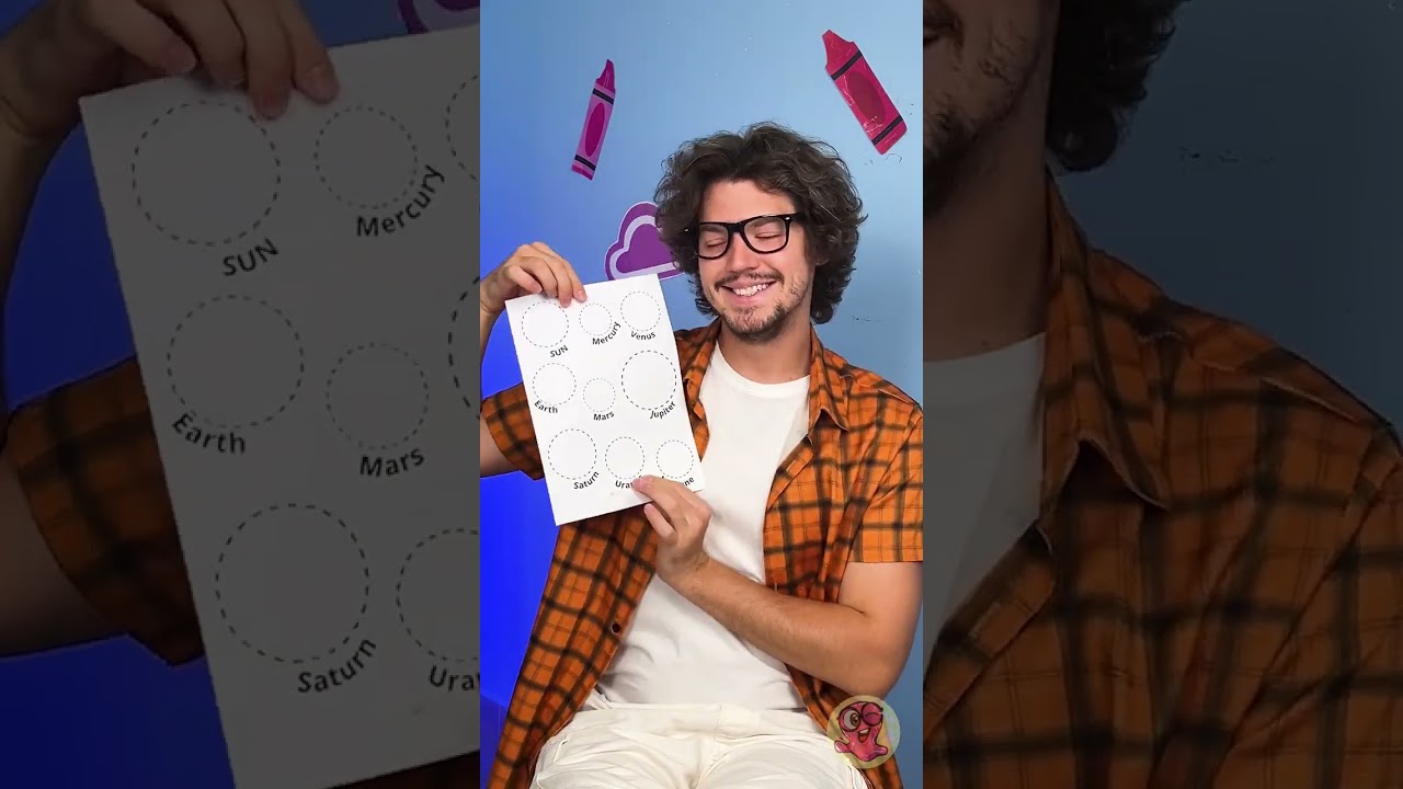 Broma a pap&aacute;😀 Vamos a aprender todos los planetas juntos🌏🪐