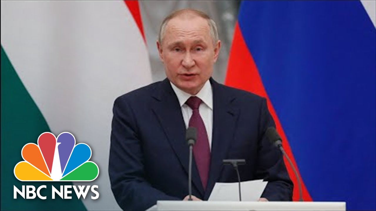 Putin Blames U.S. For Ukraine Tension But Open To Diplomatic Solution