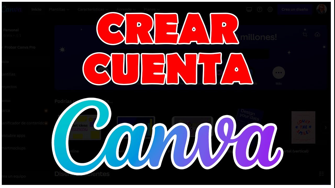 ➡️ C&oacute;mo CREAR CUENTA en CANVA en 2026 || Herramienta de Dise&ntilde;o Online Gratis