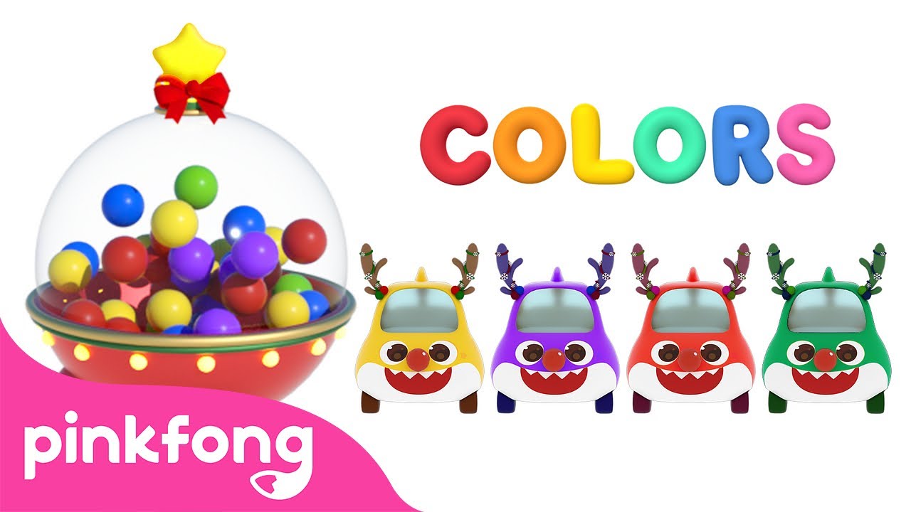 As Cores do Natal 🎄 | Can&ccedil;&otilde;es de Natal de Baby Shark | Pinkfong Can&ccedil;&otilde;es para crian&ccedil;as