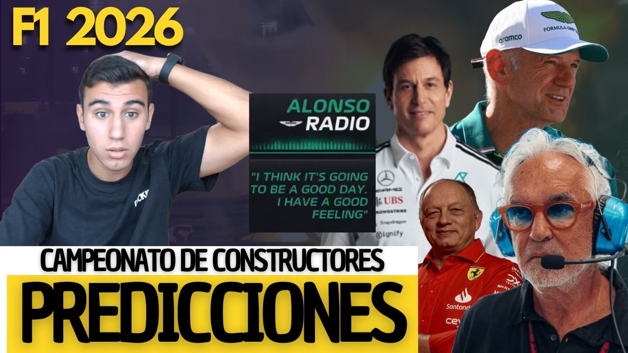 MI PREDICCIÓN DEL CAMPEONATO DE CONSTRUCTORES | F1 2026