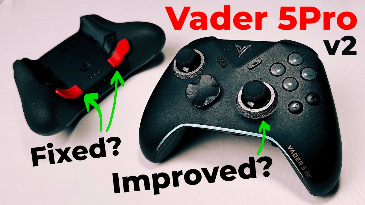 Теперь всё идеально? Flydigi Vader 5Pro v1 VS v2 + разборка.